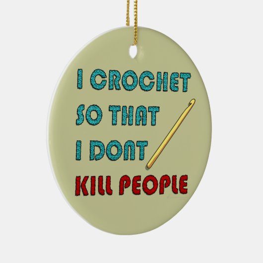 I Crochet, Keramisch Ornament (Rechts)