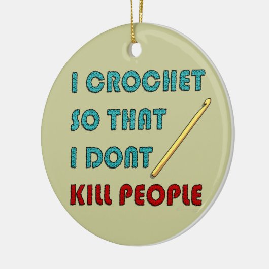 I Crochet, Keramisch Ornament (Links)