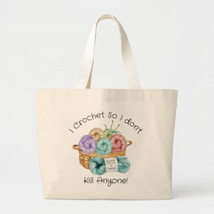 I Crochet Persoonlijk Grote Tote Bag