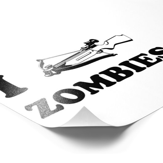 I Crossbow Zombies Foto Afdruk (Hoek)