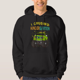I Crush Kindergarten Afstuderen Boys Monster Tru Hoodie