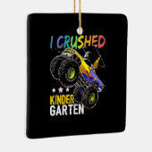 I Crush Kindergarten Monster Truck Keramisch Ornament (Rechts)