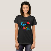 I Crushed 100 Days Happy 100th Day Of School Tract T-shirt (Voorkant volledig)