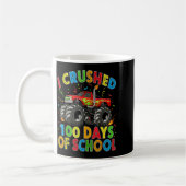 I Crushed 100 Days Of School Monster Truck 100 Day Koffiemok (Links)