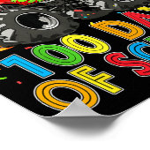 I Crushed 100 Days Of School Monster Truck 100 Day Poster (Hoek)