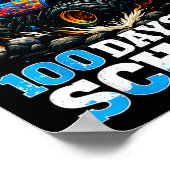 I Crushed 100 Days Of School Monster Truck 100th D Poster (Hoek)