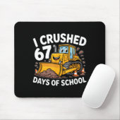 I Crushed 67 Days Of School 67th Day Of School Boy Muismat (Met muis)