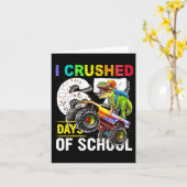 I Crushed 67 Days Of School Funny Six Seven Meme B Kaart (Gele Bloem)