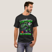 I Crushed 67 Days Of School Monster Truck Funny 67 T-shirt (Voorkant volledig)
