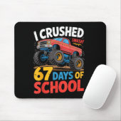 I Crushed 67 Days Of School Shirts Truck Students  Muismat (Met muis)