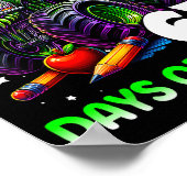 I Crushed 67 Days Of School Teachers Monster Truck Poster (Hoek)