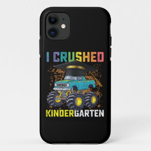 I Crushed Kindergarten Monster Truck Graduation Case-Mate iPhone Case