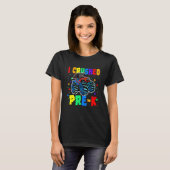 I Crushed Pre-K Monster Truck Graduation Cap Shirt (Voorkant volledig)
