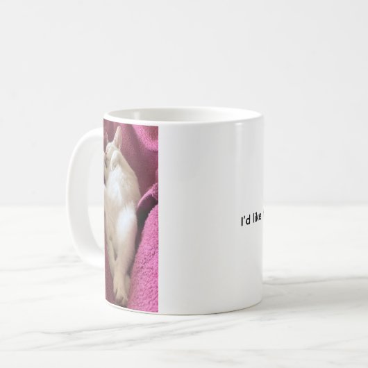 I’d Like To Be Your Cat, Coffee Mug Koffiemok (Voorkant links)