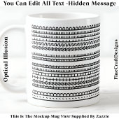 I’d Rather Be Asleep Hidden Message 086 Funny  Koffiemok