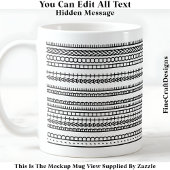 I’d Rather Be At Home Hidden Message 084 Funny Koffiemok