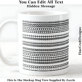 I’d Rather Be At Home Hidden Message 084 Funny Koffiemok