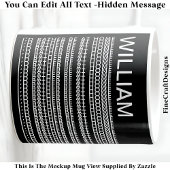 I’d Rather Be At Home & Name Hidden Message 085 Koffiemok