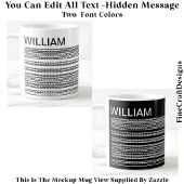 I’d Rather Be At Home & Name Hidden Message 085 Koffiemok