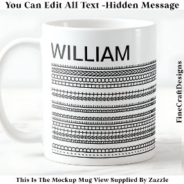 I’d Rather Be At Home & Name Hidden Message 085 Koffiemok