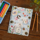 I’d Rather Be Brunching | Custom Monogram Notitieboek