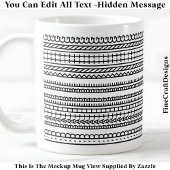 I’d Rather Be Knitting Hidden Message 089B Novelty Koffiemok