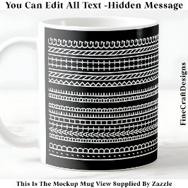 I’d Rather Be Knitting Hidden Message 089W Novelty Koffiemok