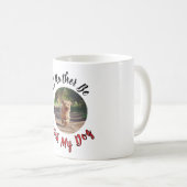 I’d Rather Be With My Dog – Personalized Pet Lover Koffiemok (Voorkant rechts)