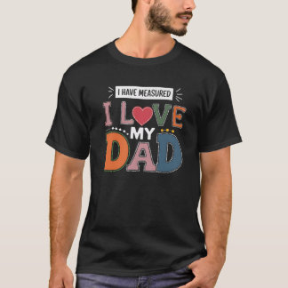 I Dad Vaderdag cadeau van dochtertje Kinder Pre T-shirt