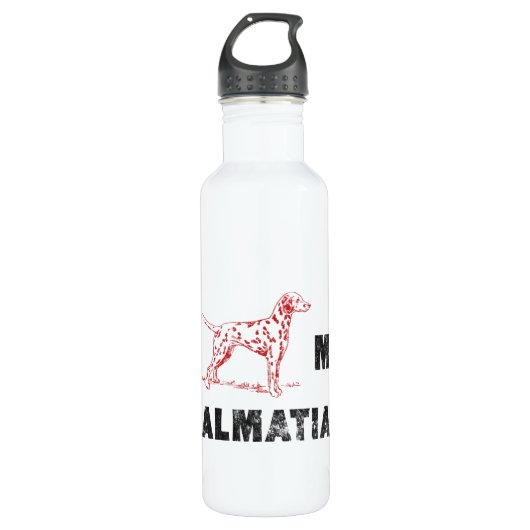 I Dalmatian my Dalmatian Waterfles (Voorkant)