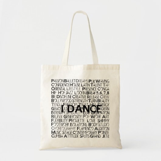 I.DANCE - Canvas tas (Voorkant)