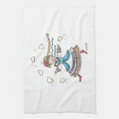 I Dance for Perogies, Pierogies, pyrohy Ukraine Theedoek (Verticaal)