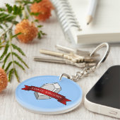 I Date Zircons - Geologie Banner Sleutelhanger (Voorkant Rechts)