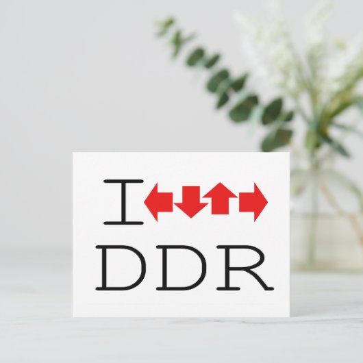 I DDR BRIEFKAART (Staand voorkant)