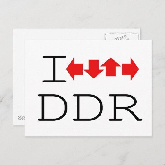 I DDR BRIEFKAART (Voorkant / Achterkant)
