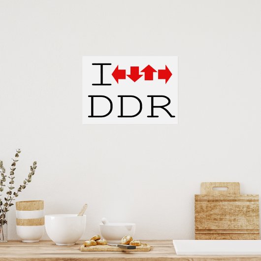 I DDR POSTER (Keuken)