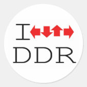 I DDR RONDE STICKER (Voorkant)