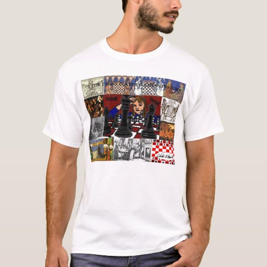 I De Chess Player & Chess History T-shirt (Voorkant)