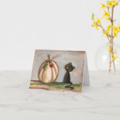 I de Herfst van het Hart - Lege Notecards Kaart (Gele Bloem)