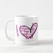 I de Paars van Graffiti van het Hart Koffiemok (Links)