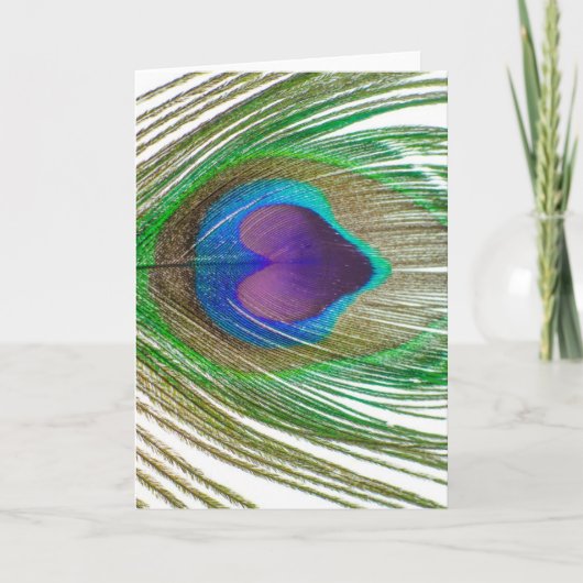 I de Pauwen van het Hart Kaart (Voorkant)