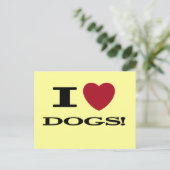 I de T-shirts en de Giften van de Honden van het Briefkaart (Staand voorkant)