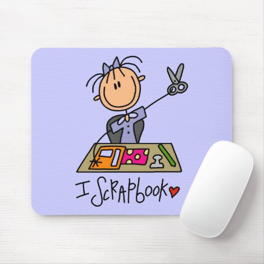 I de T-shirts en de Giften van het Plakboek Muismat (Met muis)