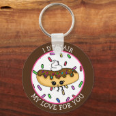 I D'eclair my Love for You Food Pun Sleutelhanger (Voorkant)