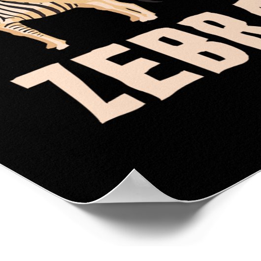 I Defragged My Zebra Poster (Hoek)