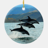 I Delfini kerstversiering Keramisch Ornament (Achterkant)