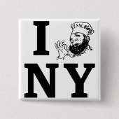 I derryX NY Square Button (Voorkant)