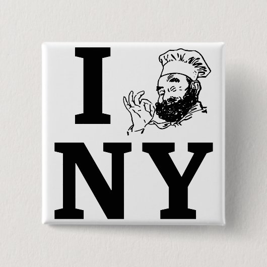 I derryX NY Square Button (Voorkant)