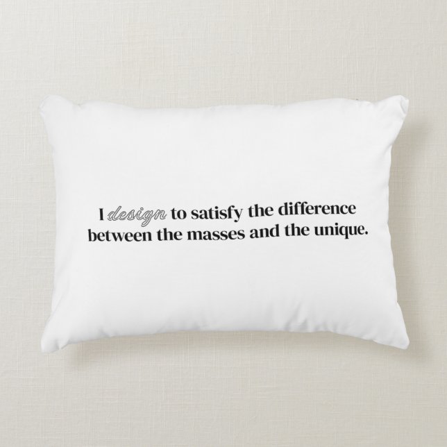 I Design Accent Pillow Kussen (Voorkant)