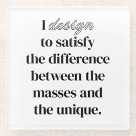 I Design Glass Onderzetter